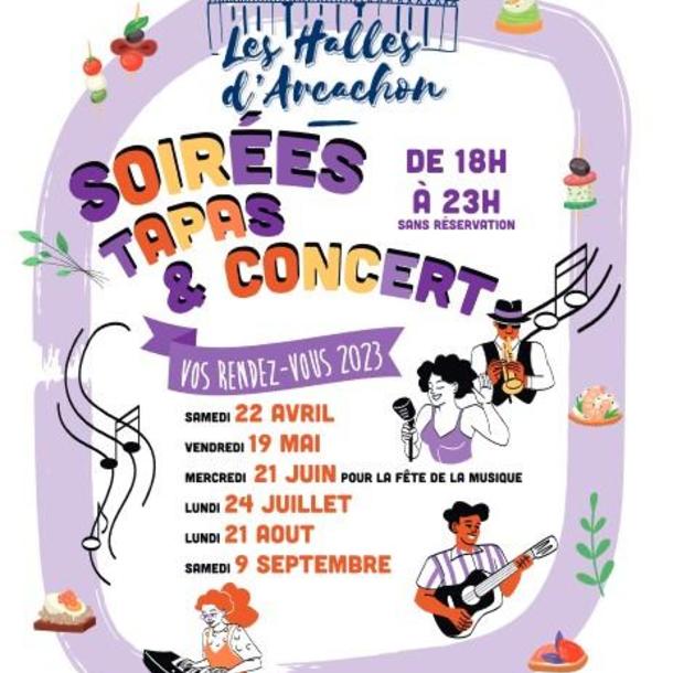 Soirée tapas au marché d'arcachon